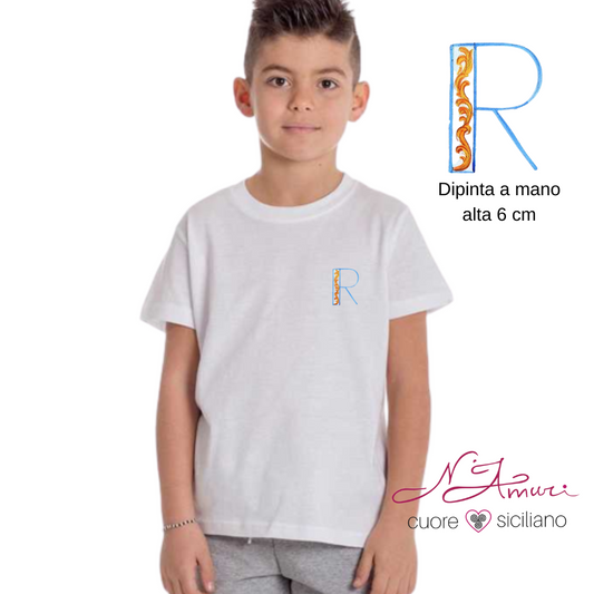 T-SHIRT RAGAZZO | INIZIALE BAROCCA