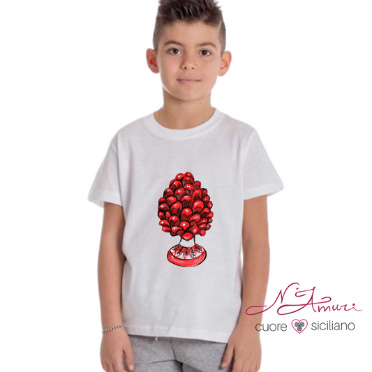 T-SHIRT RAGAZZO | PIGNA ROSSA