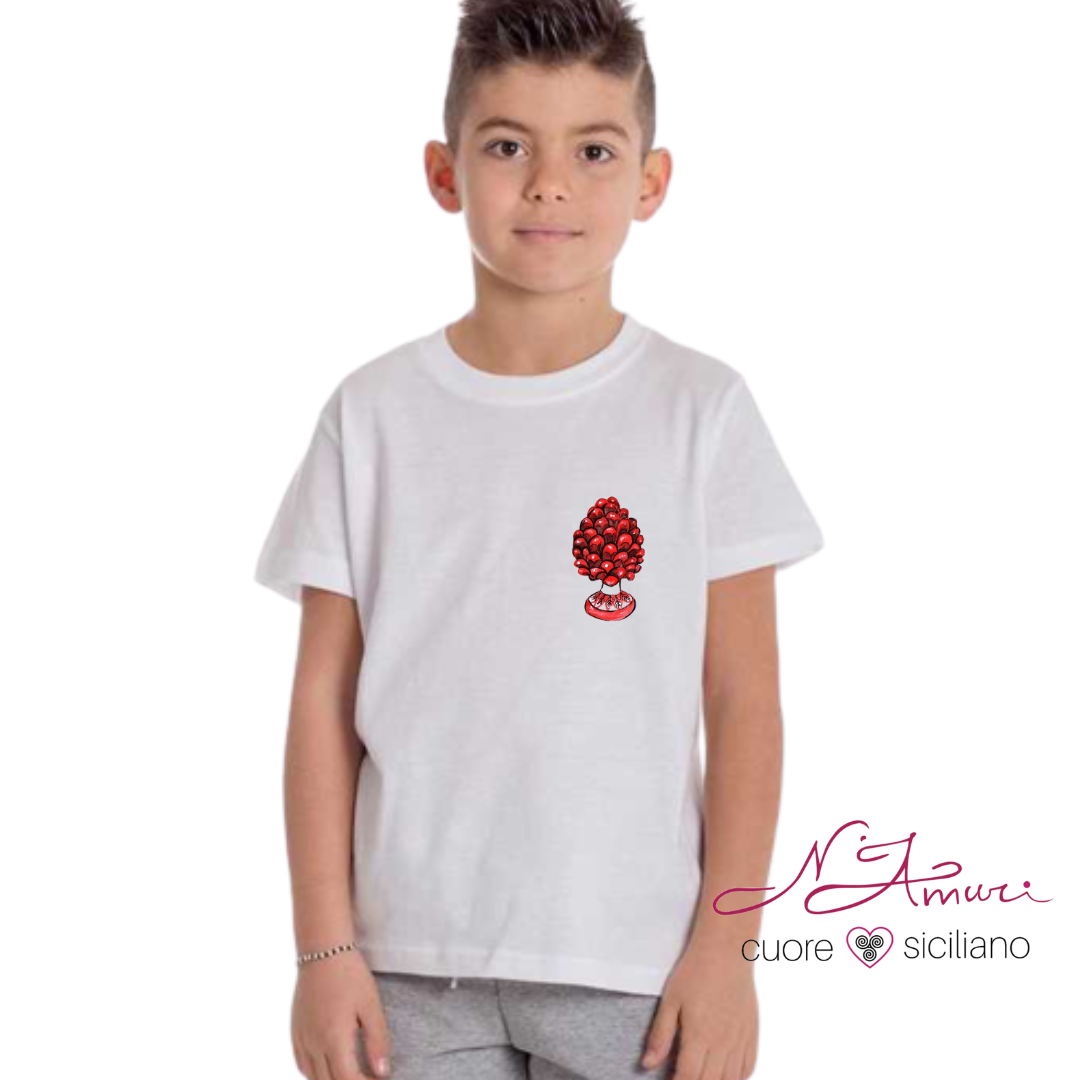 T-SHIRT RAGAZZO | PIGNA ROSSA