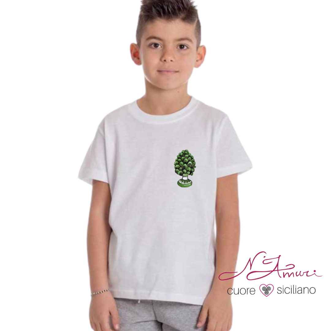 T-SHIRT RAGAZZO | PIGNA VERDE